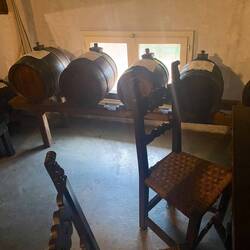 Vinegar barrels, notice the different sizes