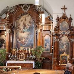 Altar in der Kapuzinerkirche