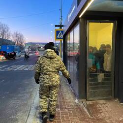 Die Bushaltestellen sind beheizt