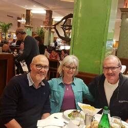 An unexpected pleasure - Dinner wit Sheila's Cousin Gaetan McGrogan !