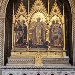 Inside the cathedral crypt