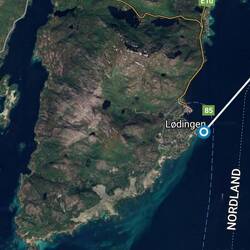 Hier auf einer kleinen Insel