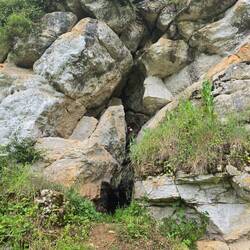 Cave of the hermit who helped drain the surround marshes 1500 years ago