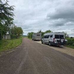 Motorhome parkup, next to the upper village entrance. Night stop and all service free