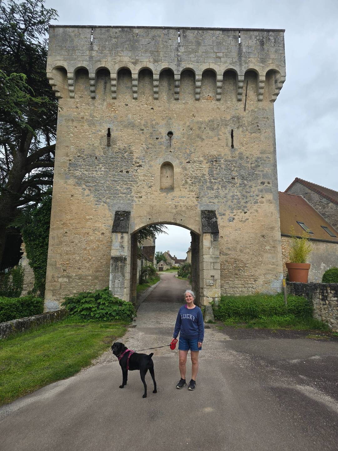 Main entrance gateway to the village