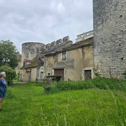 The visitors entrance to the Château when open