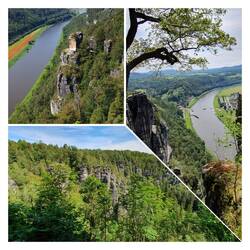 Ausblicke von der Basteibrücke und Plateau