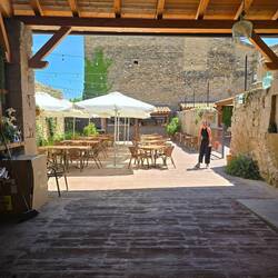 Beer garden in Sansol