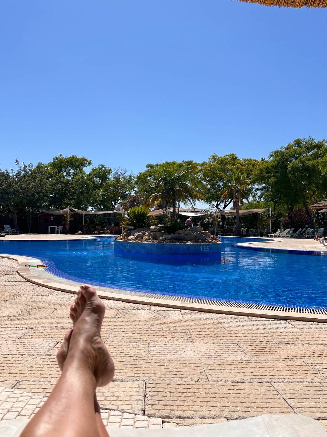 Chillen am Pool