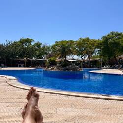 Chillen am Pool