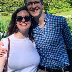 Matt and Sarah at the Imperial Garden