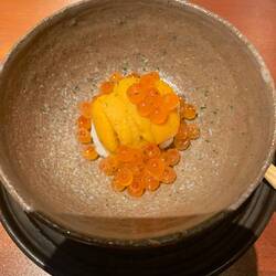 Uni and salmon roe