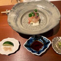 First of many fish courses
