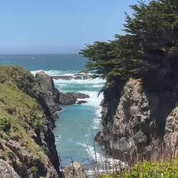 blick hinab vor dem Leuchtturm