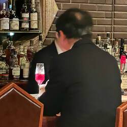 Frank Lloyd Wright Bar at the old imperial hotel