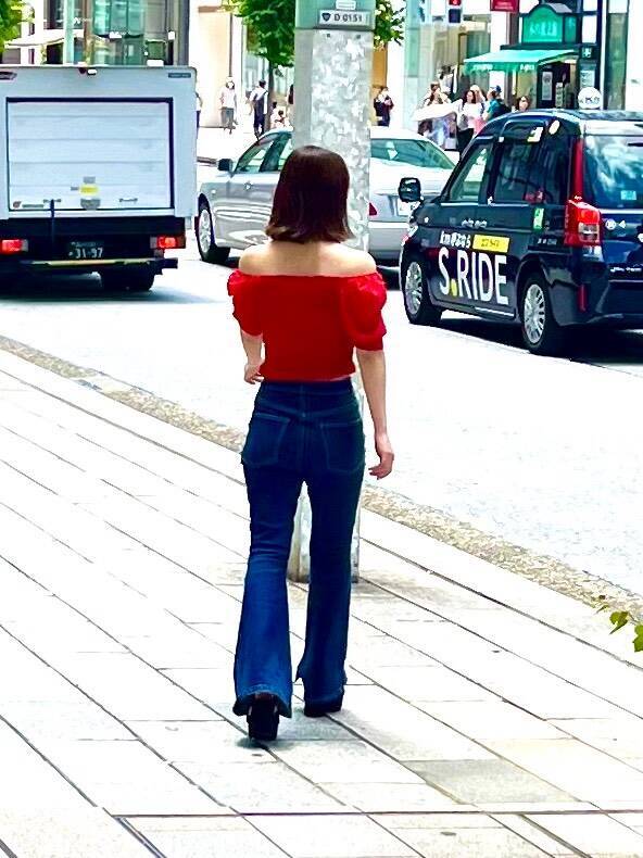 So much for no bare shoulders