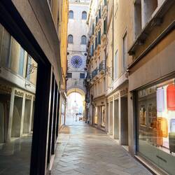 View down to St Marks Square