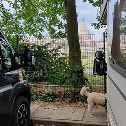 vom Stellplatz aus fotografiert