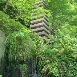 Waterfall at the Hasedera Temple