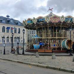 Historisches Karussell, wie in fast jedem Küstenort