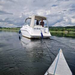 So sehen wir unser Boot auch selten