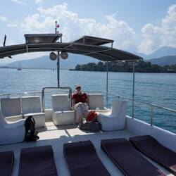 Auf dem Oberdeck