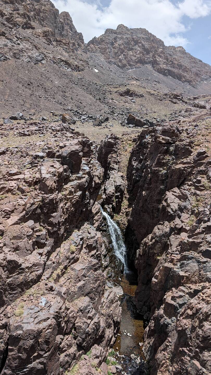 Chlini Schlucht direkt obem Refuge