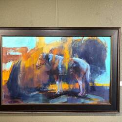 Stopped in Two Rivers Gallery in Big Timber. Works by local artists