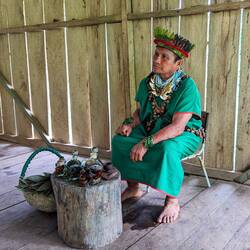 Schaman mit der "Medizin"