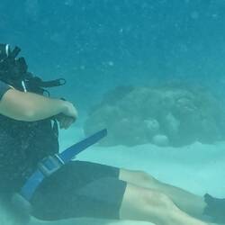 Wenn wir unter Wasser auf die anderen warten mussten, würde viel Blödsinn gemacht😅