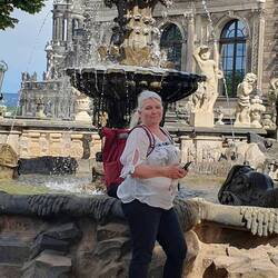 Auf der oberen Ebene des Zwingers