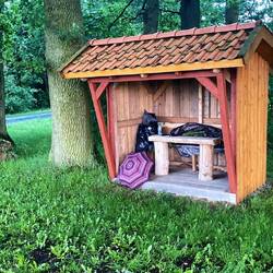 Diese Hütte ist tatsächlich nicht zum Schalfen geeignet