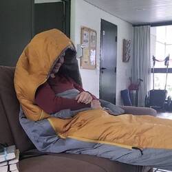 Erstmal aufwärmen. Und eingepennt...