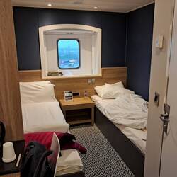Upgrade from inside cabin. Nae too shabby