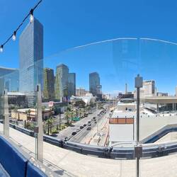 Long shot of the strip
