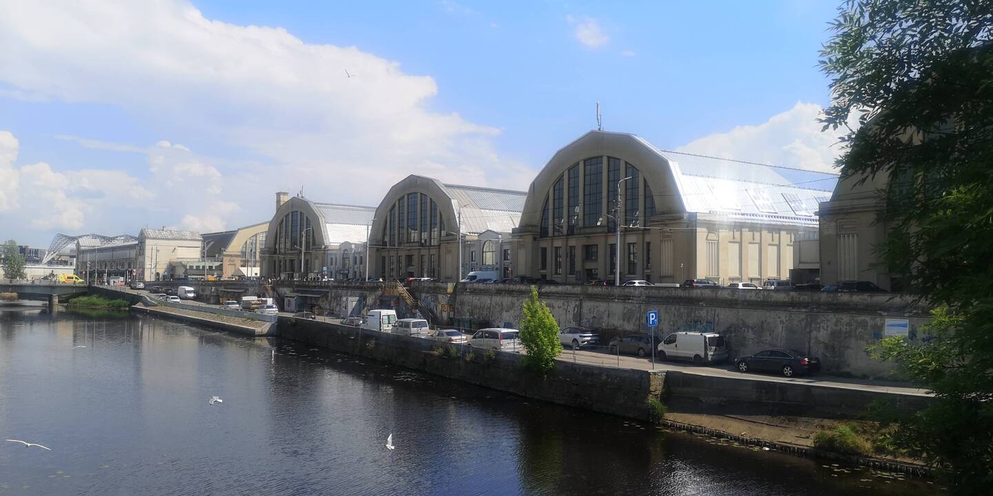 Die Markthallen von Riga