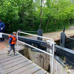 Edward's favourite vantage point to see the power of the water