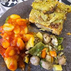 Vego meal from said Bar