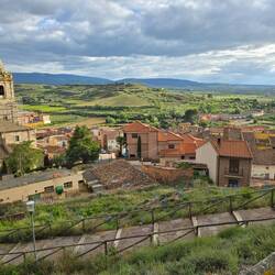 View from the top of the village at Navarrete