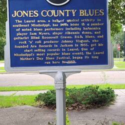 The Laurel stop on Mississippi Blues Trail