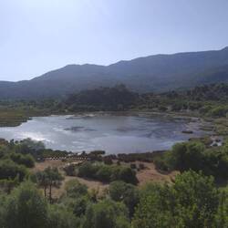 Vue sur le port antique