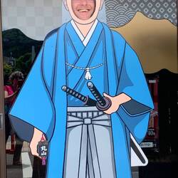 Matt as a samurai