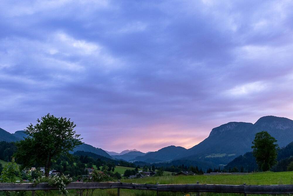 Blick ins Tal vom CP