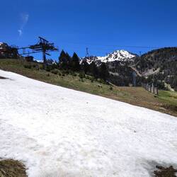 Schneereste sind noch da