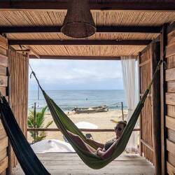 Calma Chicha - Ausblick aus unserem Zimmer