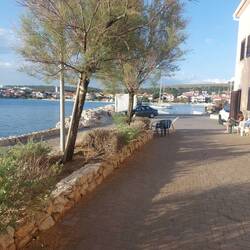 Our studio apartment right on the sea with it's own steps and handrail down into the sea