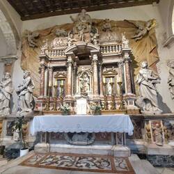Altar depicting many Saints
