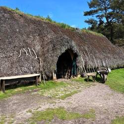 1700 home with thatch roof
