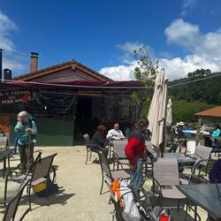 Lunch at bar along the way