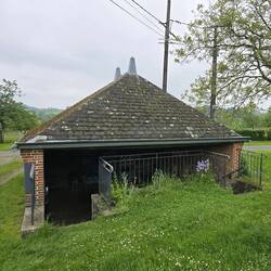 The village lavoire (wash house) has been retained as a tiny museum